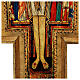 Crucifixo de São Damião impressão sobre pasta de madeira 110x80 cm s8