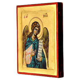 Greek Icon Archangel Michael, 20x15 cm painted