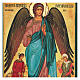 Siebdruck-Ikone aus Griechenland vom heiligen Erzengel Raphael, 24 x 18 cm s2