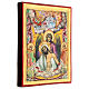 Painted icon 30x20 cm Deposition of Christ on golden background, Greece s3