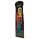 Our Lady of Tenderness, full-length, embossed and hand-painted Greek icon, 90x25 cm s4