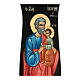 Greek icon St Joseph relief hand painted 90x25 cm s2