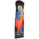 Greek icon St Joseph relief hand painted 90x25 cm s3