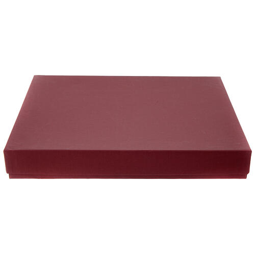 Icona greca Madonna Gesù dipinta mano rilievo 60X20 cm 6