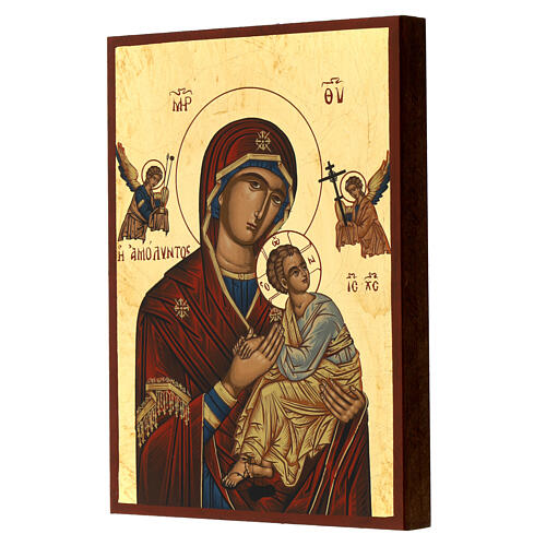 Tavola serigrafata Madonna del soccorso 24x18 cm Grecia 2