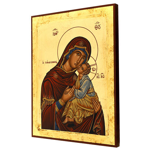 Tavola bizantina Madonna 45X35 cm Grecia 3