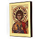 Icône Saint George en buste 24x18 cm fond or Grèce s2