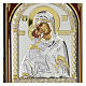 Icône Vierge de Vladimir avec riza en argent 30x20 cm Grèce s2