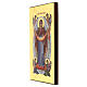 Silkscreen Greek icon of Our Lady of Mercy 36X20 cm with shiny gold background s3
