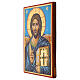 Icona dipinta Cristo Pantocratore libro chiuso 30x20 cm s3