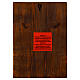 Icona dipinta Cristo Pantocratore libro chiuso 30x20 cm s4