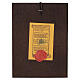 Greek silkscreen icon of Our Lady of Perpetual Help, red mantle, 6x4 in s3