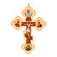 Bemalte Kreuz russische Ikone Elfenbein s1