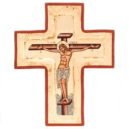 Krzyż serigrafowany z wgłębieniem 1