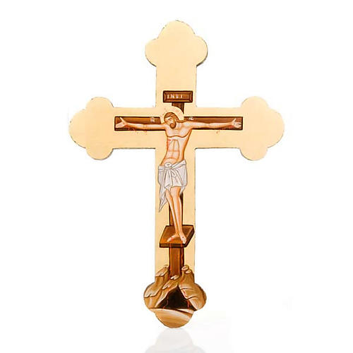 Croix taillé, icône peinte,Grèce 1