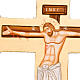 Croce sagomata icona dipinta Grecia s2