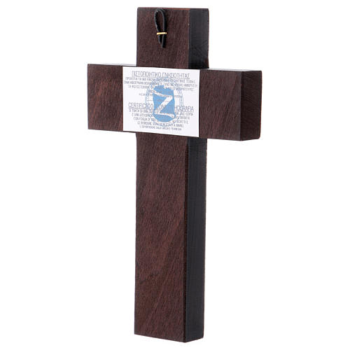 Cruz Icono imprenta sobre madera Grecia 3