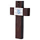 Cross-shaped icon with print on wood, Greece s3