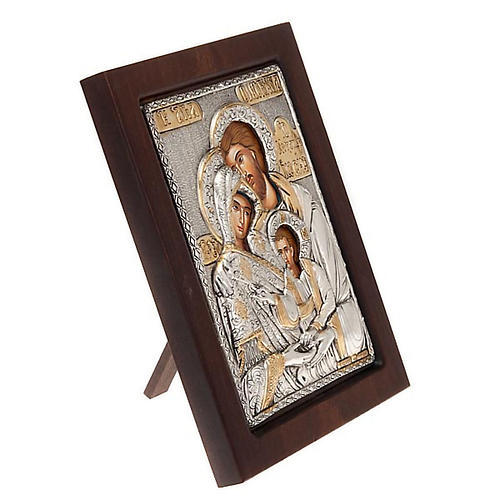 Icona Sacra Famiglia riza 3