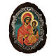 Mary with Child icon, silver frame s5