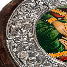 Icona argento Vergine di Kasperov