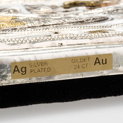 Icône vierge Poczajevsk argent et or 4