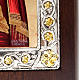 Icona serigrafata argento 950 Madonna Tenerezza s3