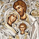 Sacra Famiglia icona Greca argento 950 s2