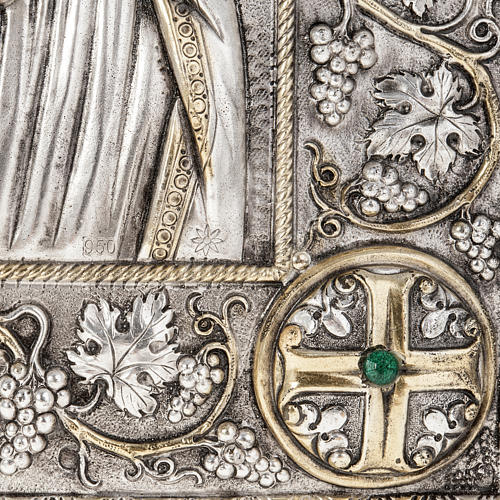 Ikone Umilenie Jungfrau von Wladimir, Riza 950 Silber 3