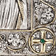 Greek icon Madonna Umilenie with 950 silver s3