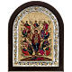 Icona Grecia Albero di Jesse da tavolo argento 925 s1