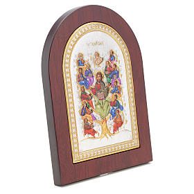 Icone argento e oro con riza: Icona serigrafata Albero della vita argento