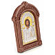 Christ icon, silkscreen printing with wooden frame s2