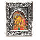 STOCK Icon Korsun Madonna silver 925 foil 12x9,5cm s1