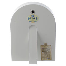 Icone argento e oro con riza: Icona Sacra Famiglia 14x10 cm argento 925 finiture dorate