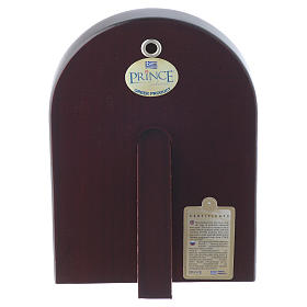 Icone argento e oro con riza: Icona Cristo Pantocratore 14x10 cm argento 925 finiture dorate