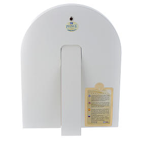 Icone argento e oro con riza: Icona argento Annunciazione finiture dorate 25x20 cm