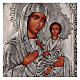Icon Madonna of Tikhvin, 30x25 cm Poland painted riza s2