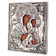 Icône Vierge d'Ivron riza brillante Pologne 30x25 cm peinte s3