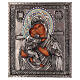 Virgin of Vladimir, enamelled and hand painted icon 24x18 cm Poland s1