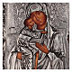 Icona Madonna di Fiodor dipinta 20x16 cm Polonia riza s2