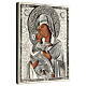 Ícone pintado Nossa Senhora de Vladimir com riza, Polónia, 26,5x22x2 cm s3