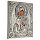 Icono Virgen de Fiodor riza Polonia pintada 40x30 cm s3