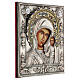 Vierge de Kazan riza icône peinte Pologne 30x20 cm s4