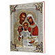 Sagrada Família ícone pintado com riza 30x20 cm Polónia s3