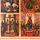 Antique icon 'The 12 great feasts of the liturgical year&#0 s6