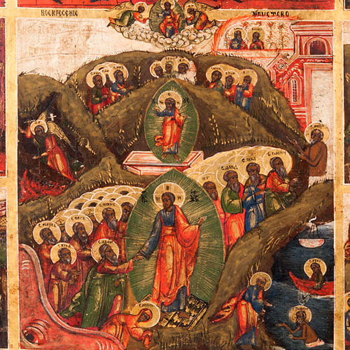 Icona antica "Le dodici grandi feste dell'anno liturgico" 2