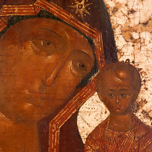 Icona antica "Madre di Dio di Kazan" 3