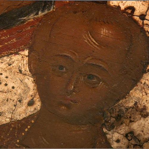 Icona antica "Madre di Dio di Kazan" 5