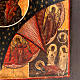 Antique icon 'Our Lady and the burning thorn bush' s4